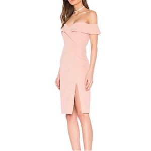 196. NWOT Bardot Strapless woman Blush Dress size 4